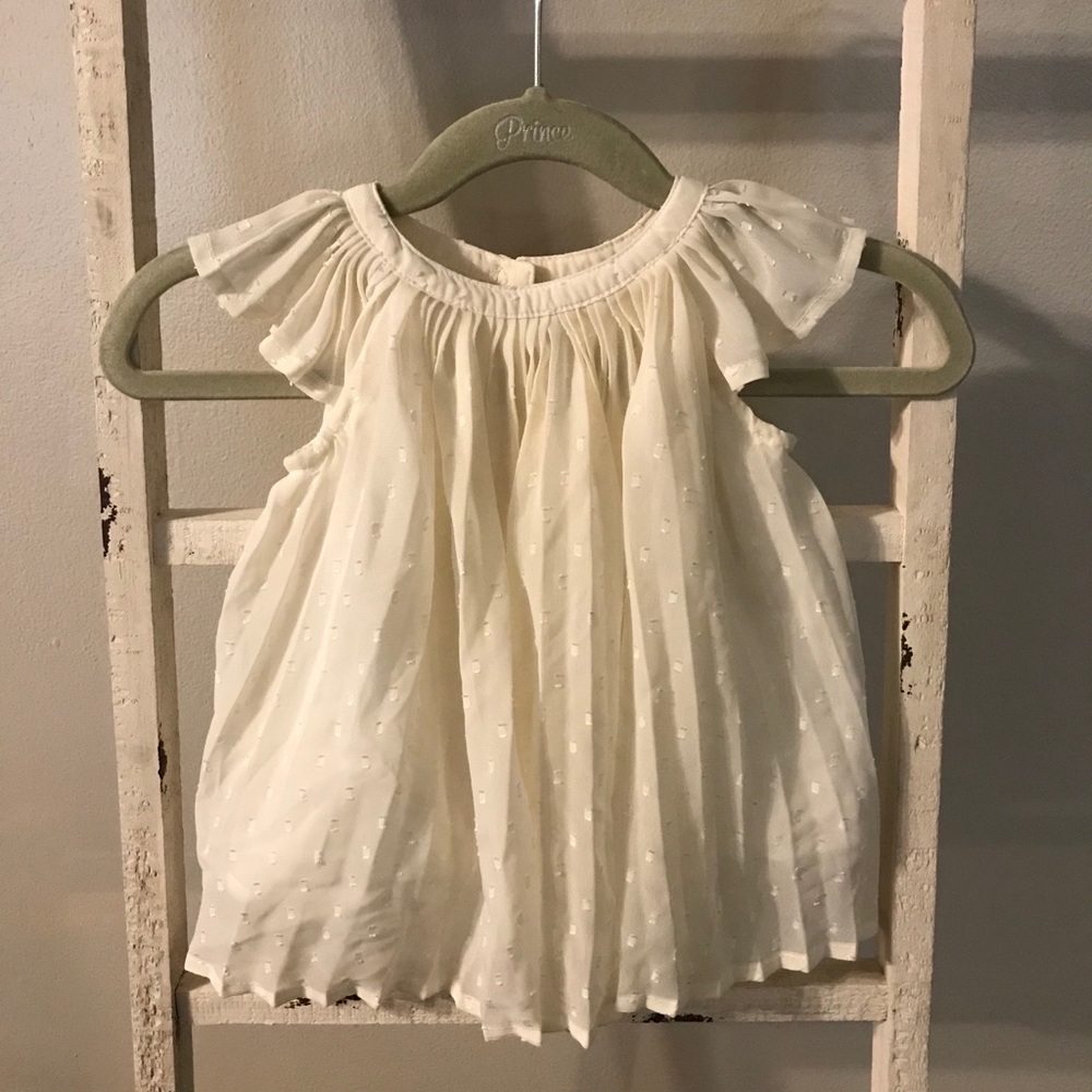 Baby gap white dress